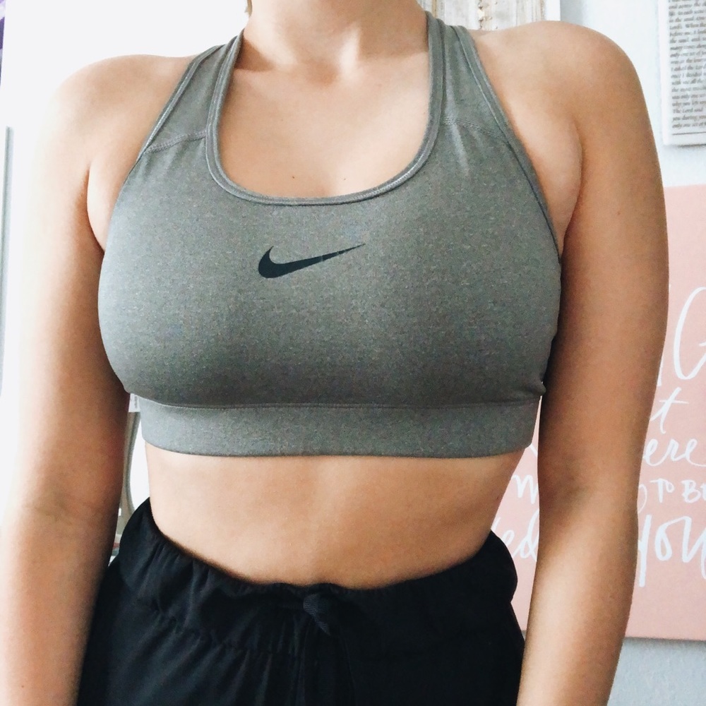 Basic Grey Nike Sports Bra
